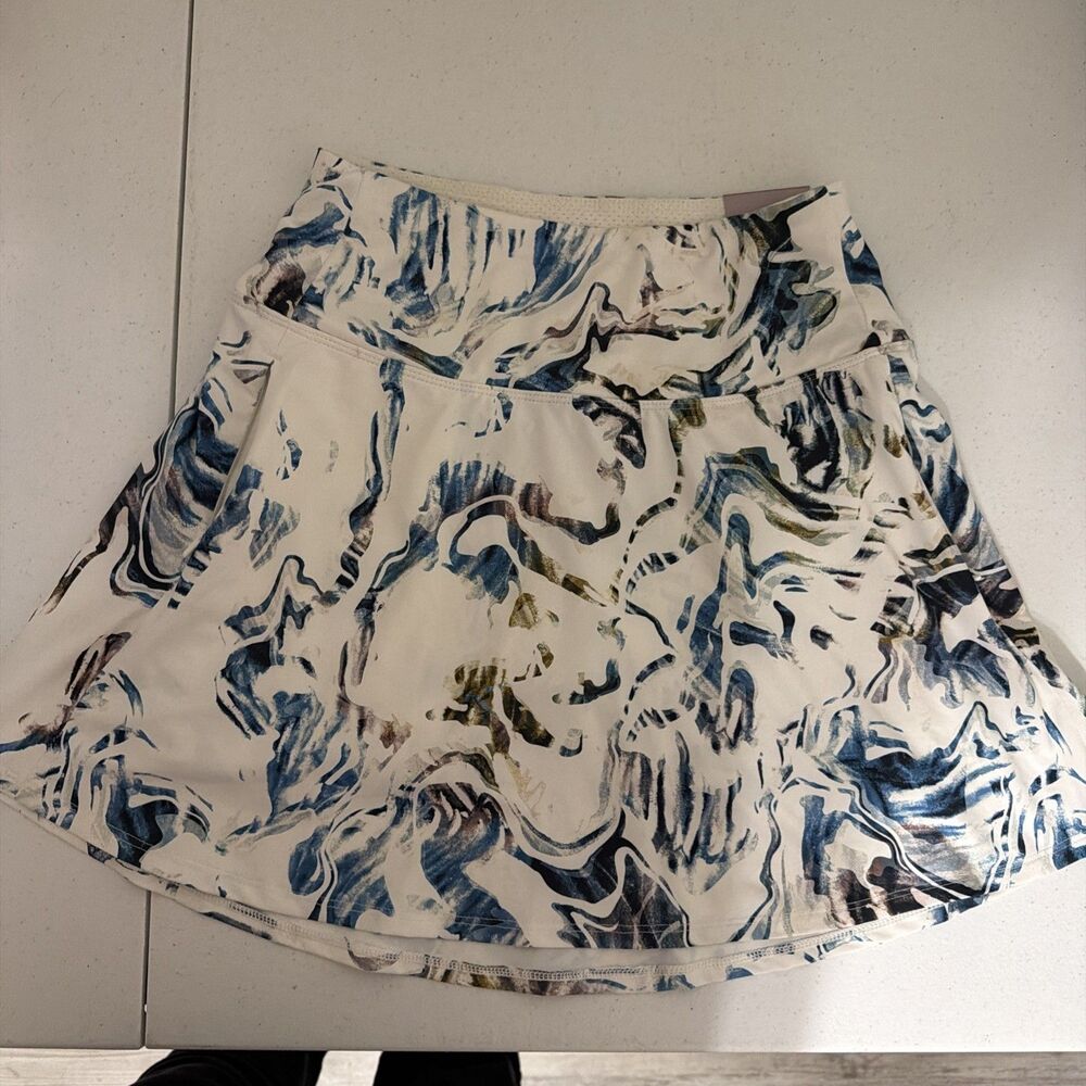 Calia Golf Eagle Skort 15” Moss Print Multi Wmns XS NEW $68